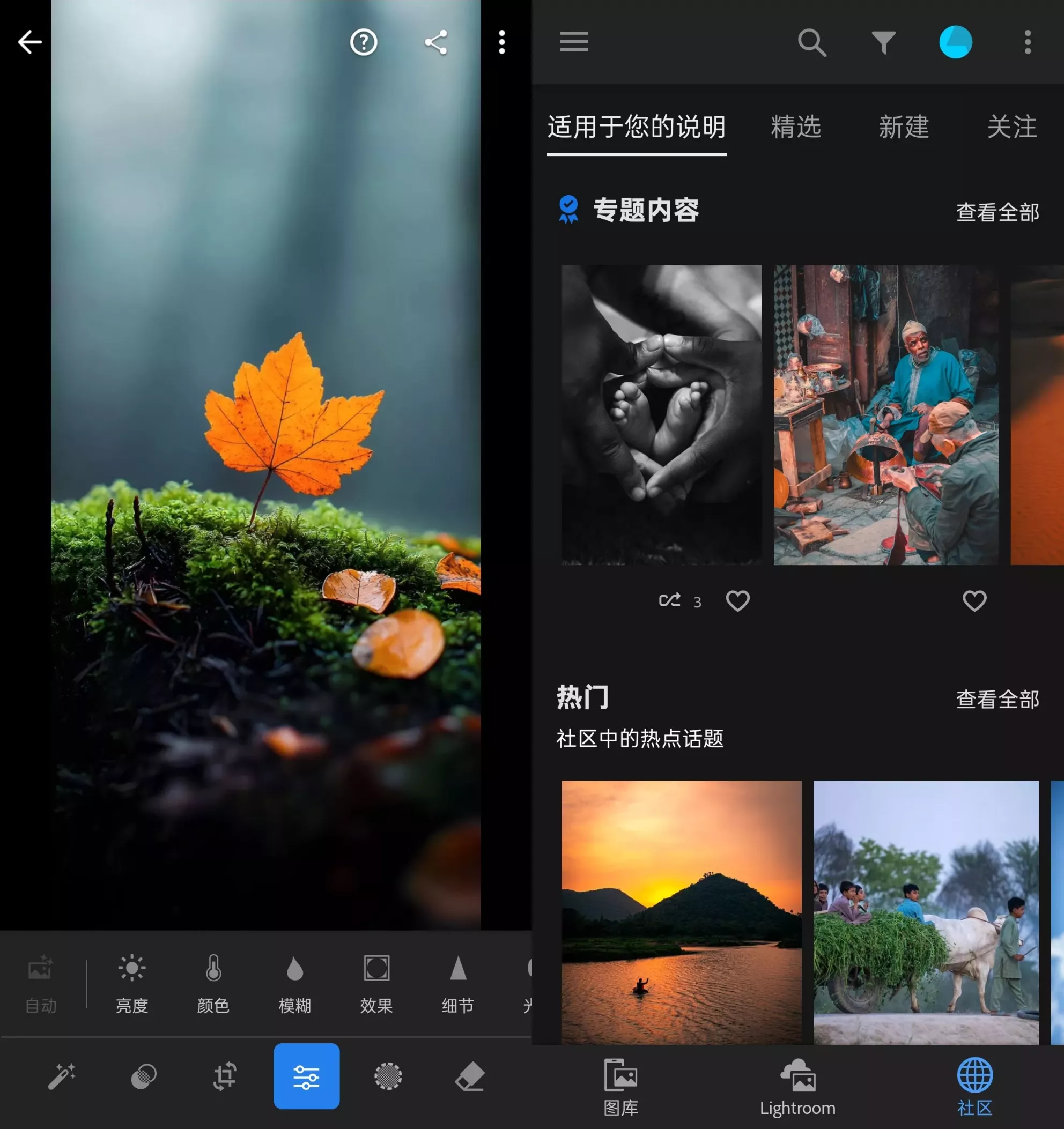 Adobe Lightroom 安卓版