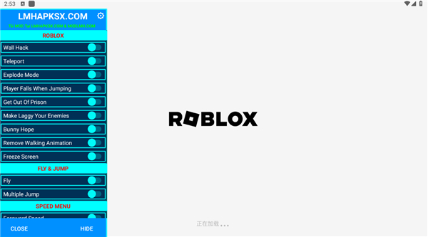 罗布乐思内置作弊菜单版